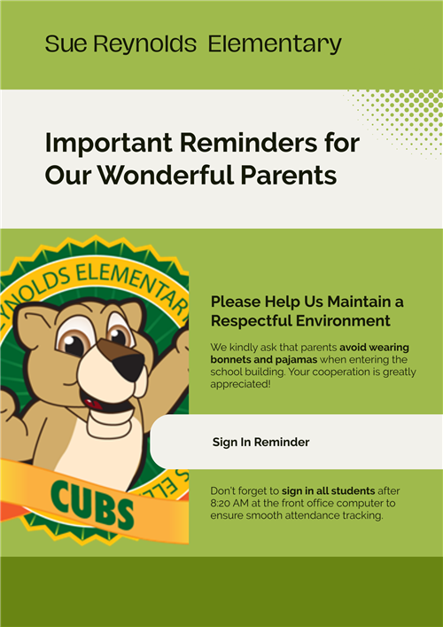 important reminders